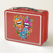 Chatty Blossoms Taza メタルランチボックス (裏面)