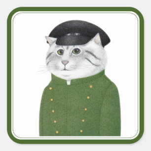 CHAUFFEUR CAT Large Squareスタンプ スクエアシール