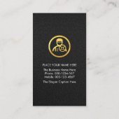 Chauffeur Coat Jacket Driving Limo 名刺 (裏面)