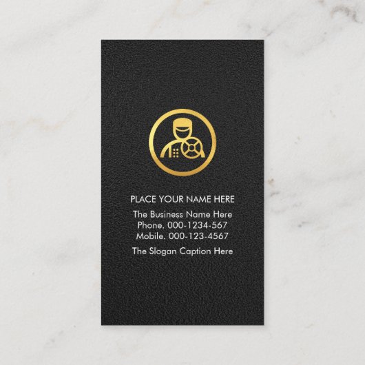 Chauffeur Coat Jacket Driving Limo 名刺 (裏面)