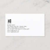 Chauffeur LimoService CarProfile 車の Chrome 名刺 (裏面)