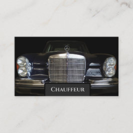 Chauffeur noble Mercedes Benz oldtimerドライバ 名刺