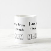 Chaunceyの周期表の名前のマグ コーヒーマグカップ (中央)