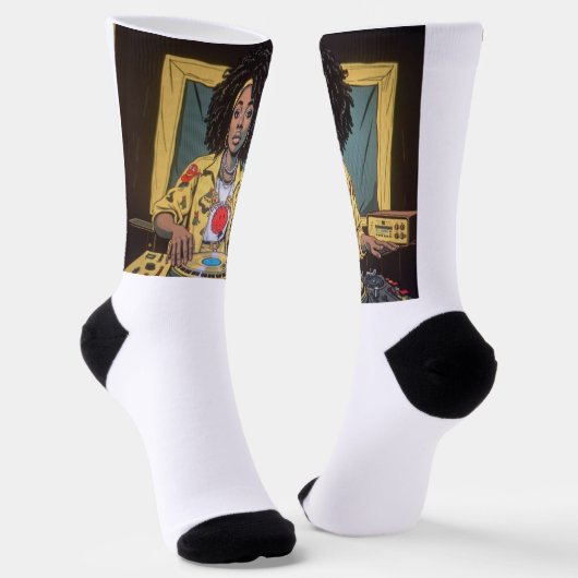 chaussette afro mix ソックス (傾斜あり)