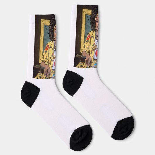 chaussette afro mix ソックス (右)