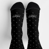 Chaussette Socks - Black - Oswald - Yeah! (The Oce ソックス (上部)