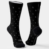 Chaussette Socks - Black - Oswald - Yeah! (The Oce ソックス (傾斜あり)