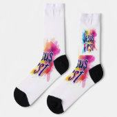 Chaussettes de sport mixtes Jesus First ソックス (左)