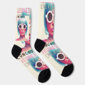 Chaussettes Disco Doll Pour Femmes ソックス (右)