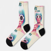 Chaussettes Disco Doll Pour Femmes ソックス (左)