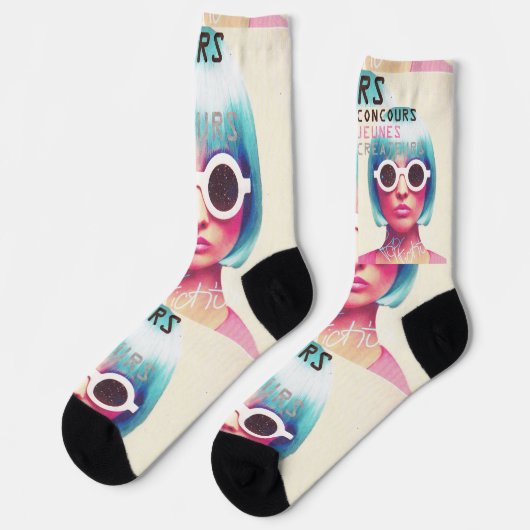 Chaussettes Disco Doll Pour Femmes ソックス (左)
