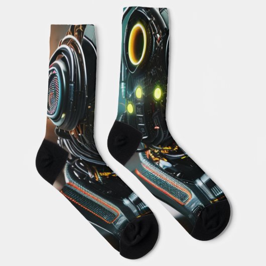 Chaussettes Robot 3 premium ソックス (右)