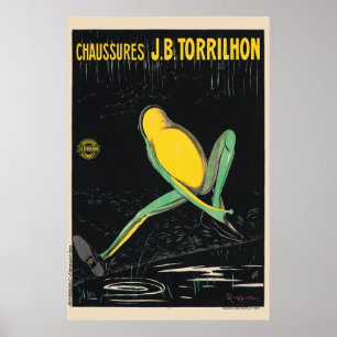 Chaussures J.B. Torrilhon Vintage Poster 1920 ポスター