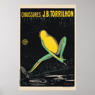 Chaussures J.B. Torrilhon Vintage Poster 1920 ポスター