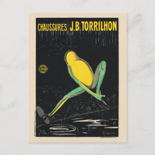 Chaussures J.B. Torrilhon Vintage Poster 1920 ポストカード