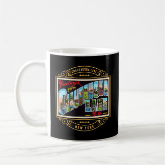 Chautaqua Lake New York Nyラージレター コーヒーマグカップ