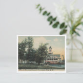 Chautaqua Lake NY Pier at Assembly Grounds 1908 ポストカード (スタンド正面)