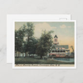 Chautaqua Lake NY Pier at Assembly Grounds 1908 ポストカード (正面/裏面)