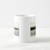 Chautauqua湖、Jamestown NYの1909年のヴィンテージ コーヒーマグカップ (中央)