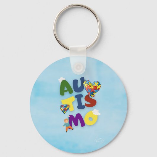 Chaveiro Mãe de Autista キーホルダー (正面)
