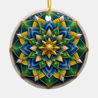 Chaveiro Mandala Luxo - 01 セラミックオーナメント