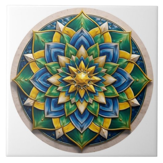 Chaveiro Mandala Luxo - 01 タイル (正面)