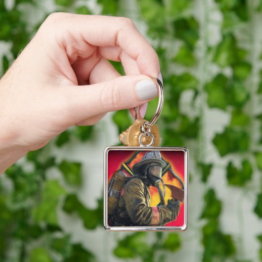 Chaveiro premium Bombeiro. キーホルダー (手)