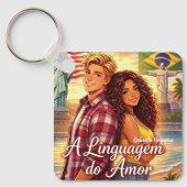 chaveiro romantico literário A linguagem do amor キーホルダー (正面)