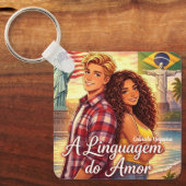 chaveiro romantico literário A linguagem do amor キーホルダー (正面)