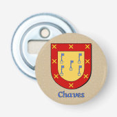 Chaves Historical Arms Shield 栓抜き (正面)
