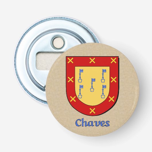 Chaves Historical Arms Shield 栓抜き (正面)