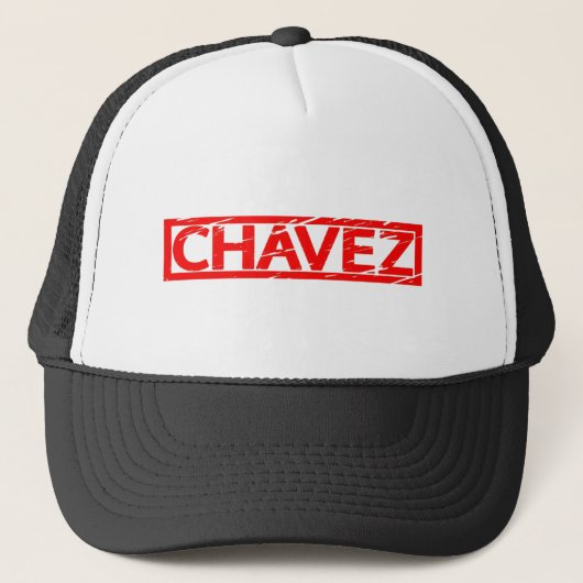 Chavezのスタンプ キャップ (正面)