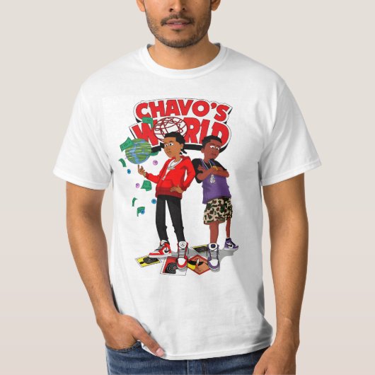 Chavo's Worldアルバムアートドロー Tシャツ (正面)