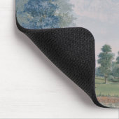 Chawton、c.1780の素晴らしい家そして公園 マウスパッド (コーナー)