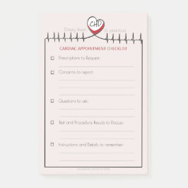 CHDハートビートアポイントメントのPost-Itノート ポストイット