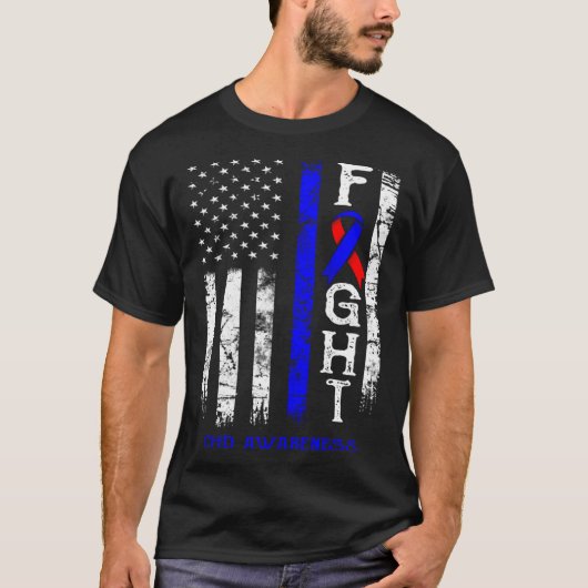 CHD戦士アメリカ国旗 Tシャツ (正面)