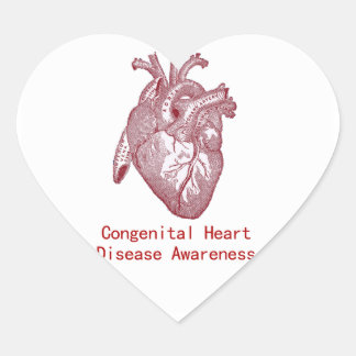 CHD認識度シール ハートシール