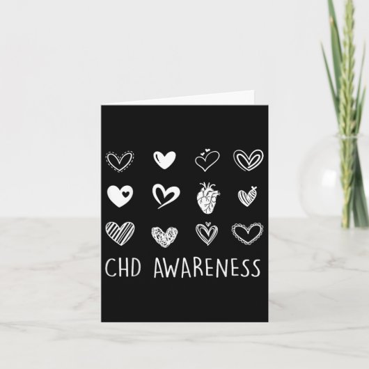 Chd – 先天性ハート病認識度 カード (正面)