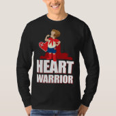 CHD Heart Confidence Caped Boy Hero Warrior Healed Tシャツ (正面)