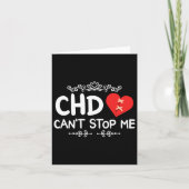 Chd Warrior Congenital Heart Disease Awareness  カード (正面)