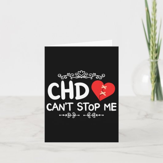 Chd Warrior Congenital Heart Disease Awareness  カード (正面)