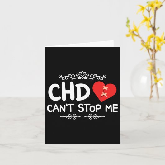 Chd Warrior Congenital Heart Disease Awareness  カード (黄色い花)