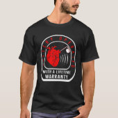 CHD Warrior Pacemaker Battery Operated Heart Patie Tシャツ (正面)