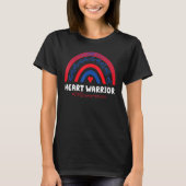 Chd Warrior Red & Blue Rainbow He Disease Awarenes Tシャツ (正面)