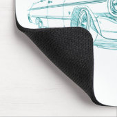 Cheのインパラの1964年のロウライダー マウスパッド (コーナー)