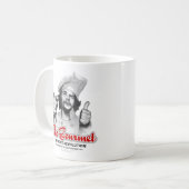 Cheのグルメ向きの供給改革-左利きのマグ コーヒーマグカップ (正面左)