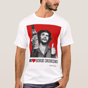 Cheのハートのどんちゃん騒ぎ飲むこと Tシャツ