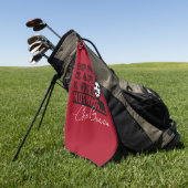 Cheゲバラ引用文 – 各々の価値なし ゴルフタオル (グリーン)