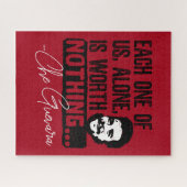 Cheゲバラ引用文 – 各々の価値なし ジグソーパズル (横)