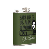 Cheゲバラ引用文 – 各々の価値なし フラスク (右)